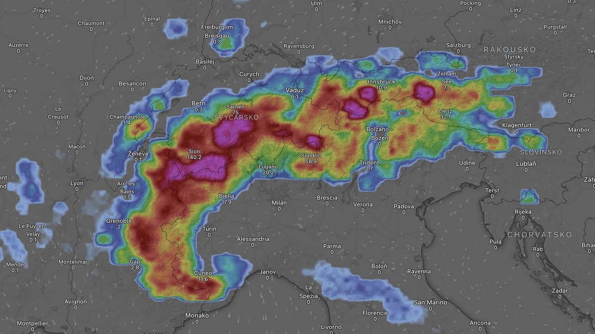 V Alpách napadlo rekordní množství sněhu